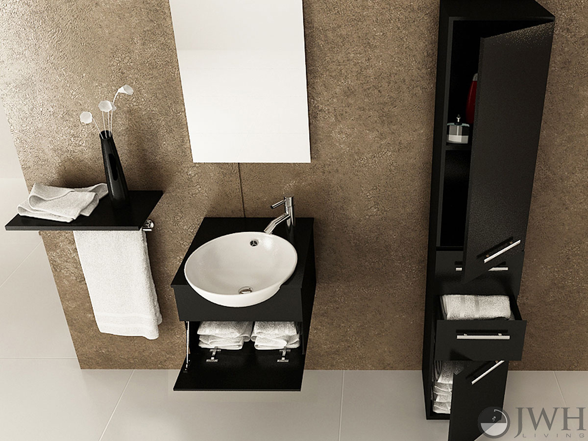 Mira Single Wall-Mounted Bathroom Vanity